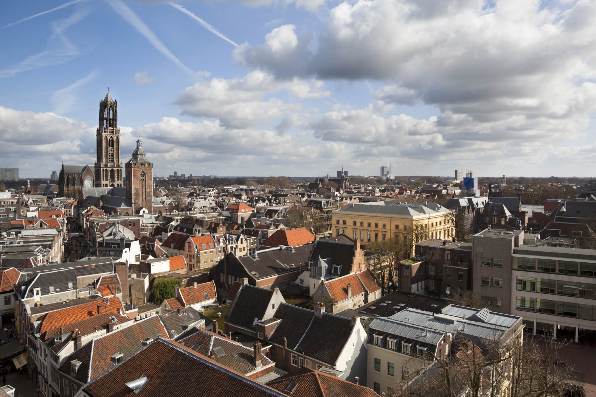 Skyline of Utrecht with Dom Tower